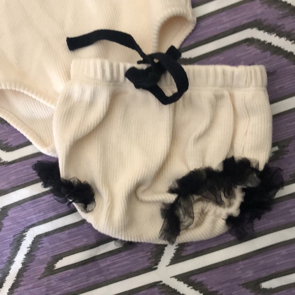 Little creative factory cream outfit with bonnet - Picture 4 of 8